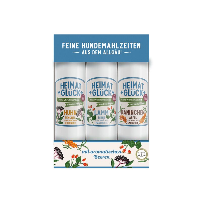 HEIMATGLÜCK Trio Bacche, 3 x 300 g